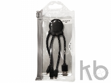 Зарядный кабель «Octopus Light» с подсветкой логотипа