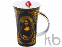 Подарочный набор «Мона Лиза»: блюдо для сладостей, две кружки