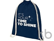 Рюкзак со шнурком «Tenes» из хлопка 140 г/м²