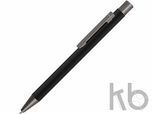 Ручка металлическая шариковая «Straight Gum» soft-touch с зеркальной гравировкой