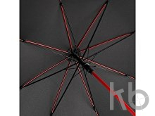 Зонт-трость «Colorline» с цветными спицами и куполом из переработанного пластика