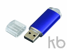 USB 2.0- флешка на 16 Гб с прозрачным колпачком