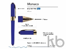 Ручка пластиковая шариковая «Monaco»