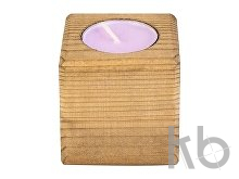 Свеча в декоративном подсвечнике «Лаванда»