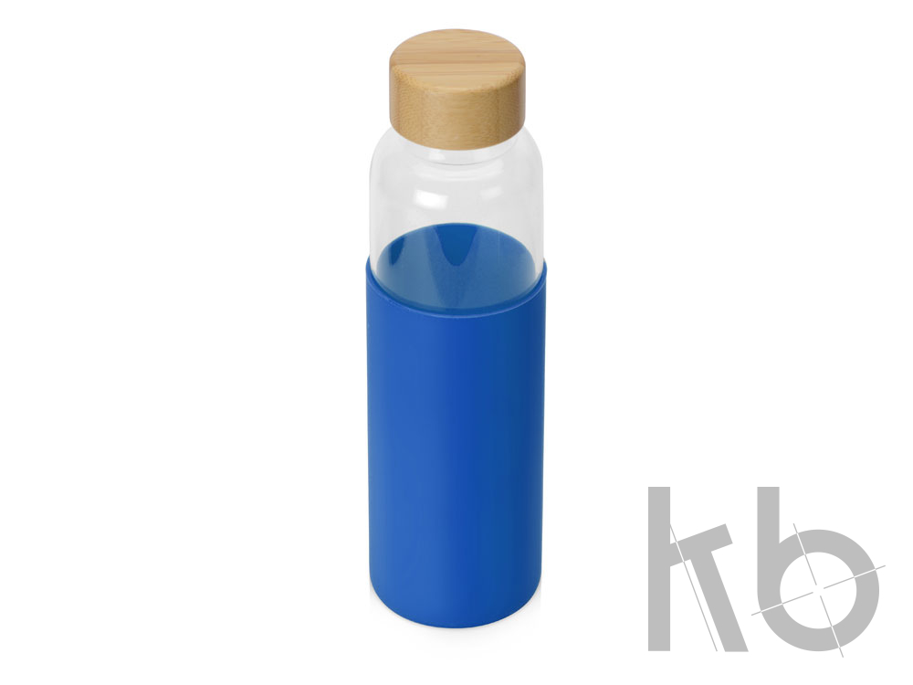 Стеклянная бутылка для воды в силиконовом чехле «Refine»