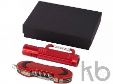 Подарочный набор «Ranger»:фонарик, нож многофункциональный