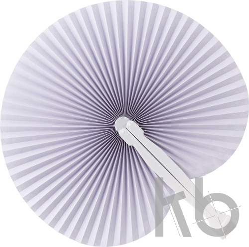Paper hand held fan