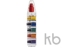 AS container with crayons