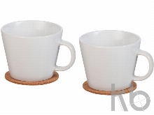 Набор чашек с костерами «Hartley»