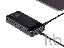 Внешний аккумулятор с дисплеем, 20000 mAh