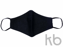 Маска для лица многоразовая из хлопка, анатомической формы без шва