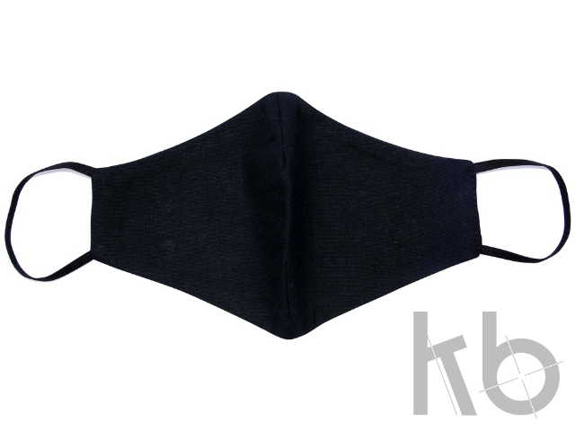 Маска для лица многоразовая из хлопка, анатомической формы без шва