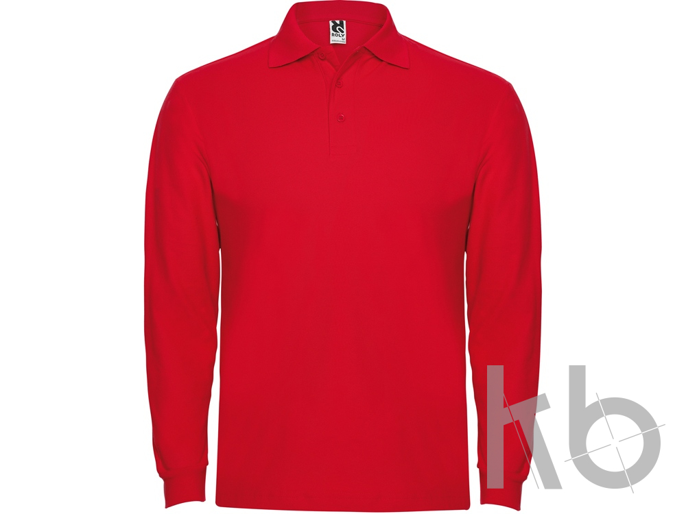 Рубашка поло «Estrella» мужская с длинным рукавом