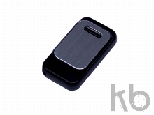 USB 2.0- флешка промо на 16 Гб прямоугольной формы, выдвижной механизм