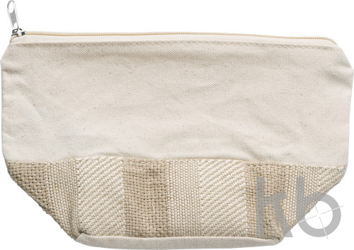 Cotton toiletry bag