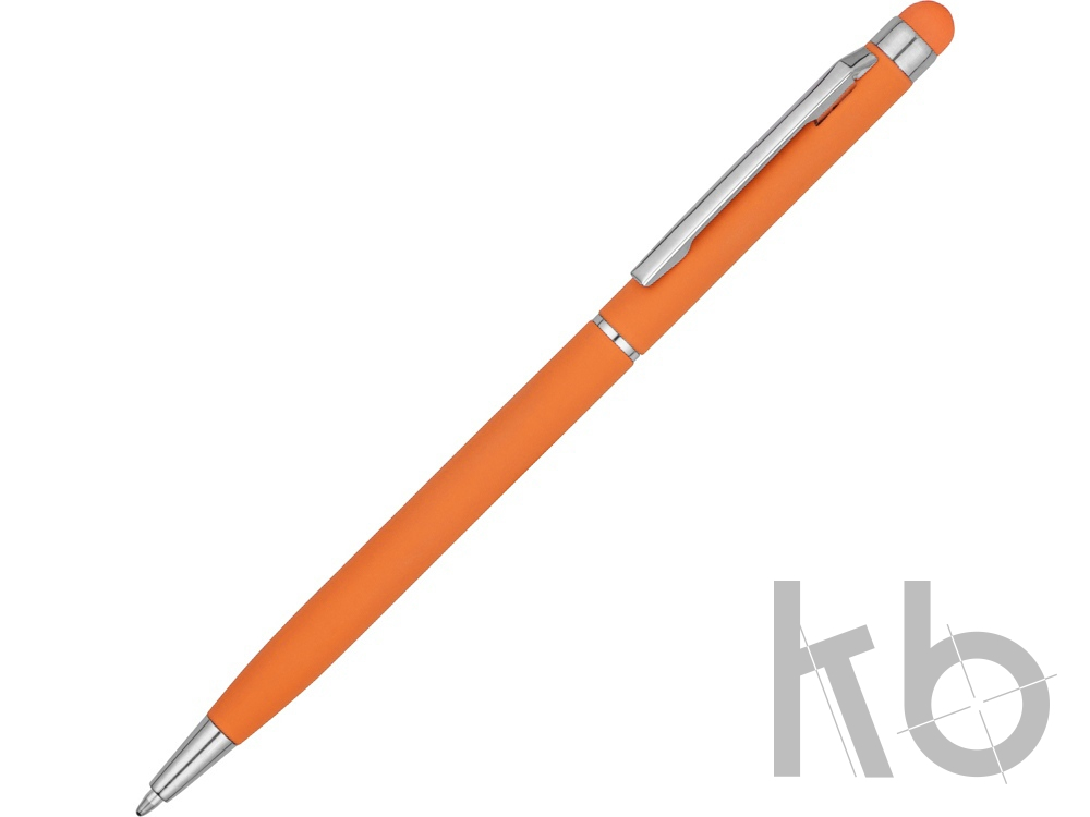 Ручка-стилус металлическая шариковая «Jucy Soft» soft-touch