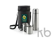 Набор: термос, 2 кружки