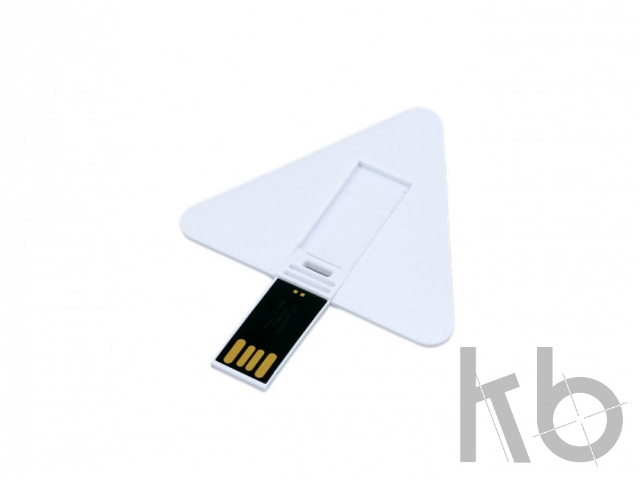 USB 2.0- флешка на 8 Гб в виде пластиковой карточки треугольной формы