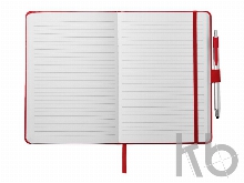 Блокнот A5 «Crown» с шариковой ручкой-стилусом