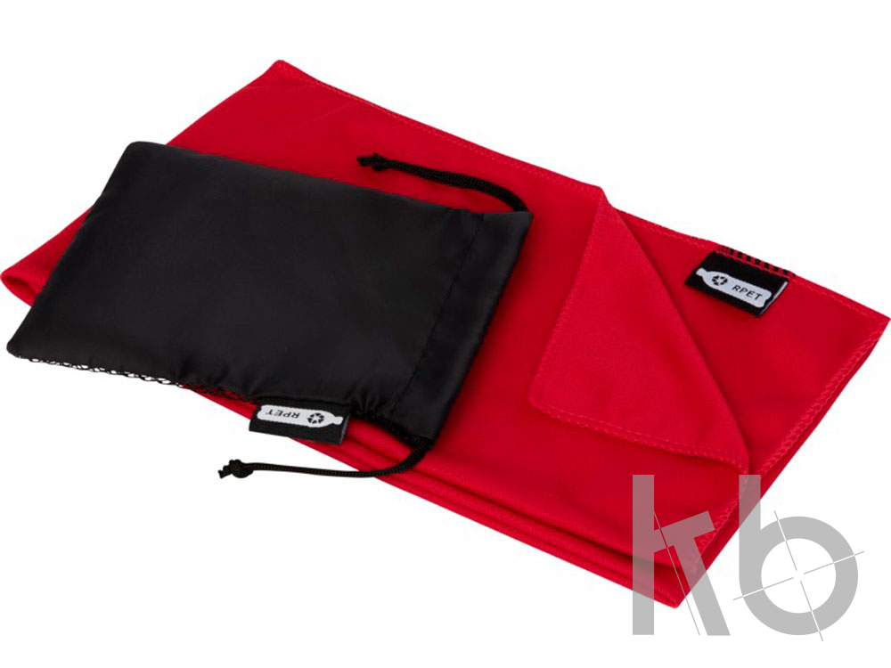 Охлаждающее полотенце «Raquel» из переработанного ПЭТ в мешочке