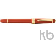 Ручка-роллер «Bailey Light Polished Amber Resin and Gold Tone»