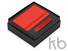 Подарочный набор To go с блокнотом А6 и зарядным устройством