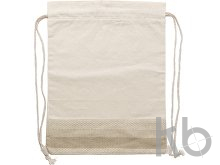Cotton drawstring backpack