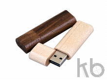 USB 2.0- флешка на 32 Гб эргономичной прямоугольной формы с округленными краями