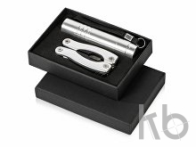 Подарочный набор «Scout» с многофункциональным ножом и фонариком