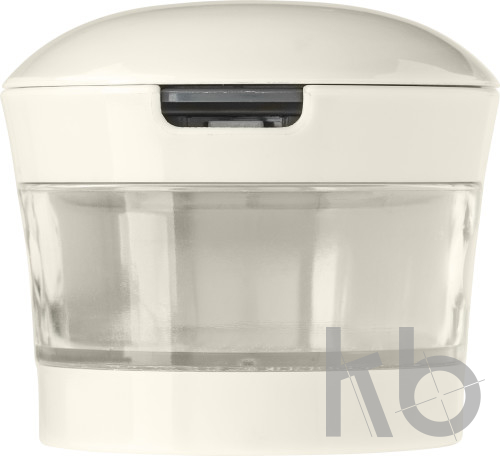 Plastic with stainless steel garlic cutter