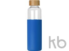 Стеклянная бутылка для воды в силиконовом чехле «Refine»