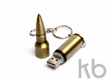USB 2.0- флешка на 16 Гб в виде патрона от АК-47