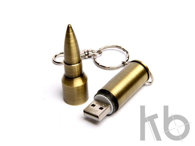 USB 2.0- флешка на 16 Гб в виде патрона от АК-47