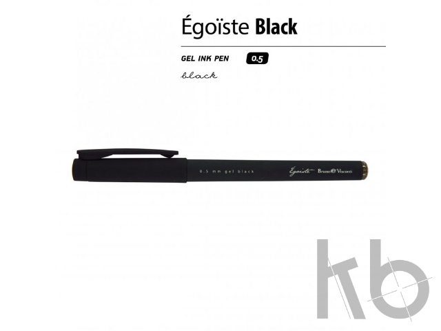 Ручка пластиковая гелевая «Egoiste Black»
