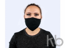 Маска для лица многоразовая из хлопка, анатомической формы без шва