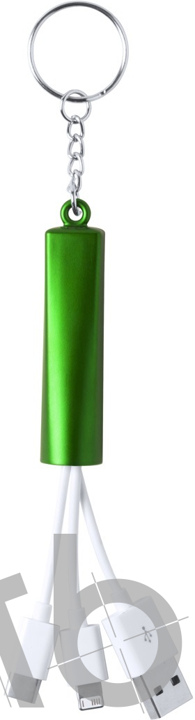 Кабель-брелок micro USB, USB-C и Lightning