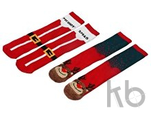 Набор носков с рождественской символикой, 2 пары