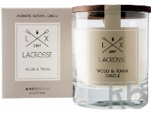 Свеча ароматическая в стекле «Дерево & Тонка»