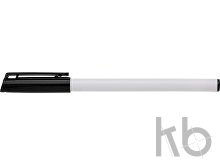 Ballpen with coloured top, cap and ink