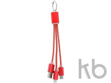 Кабель-брелок micro USB, USB-C и Lightning