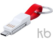 Кабель-брелок micro USB, USB-C и Lightning