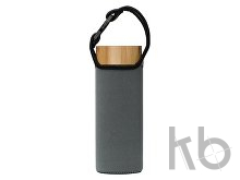 Бутылка из стекла с двойными стенками и ситечком «Badachu» в чехле