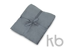 Плед флисовый «Natty» из переработанного пластика с новогодней биркой