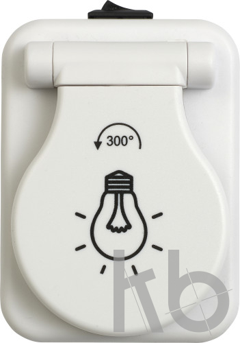 Plastic work light with COB