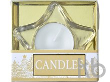 Glass tea light holder