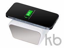 Настольные часы с функцией беспроводной зарядки «Wake», 10 Вт