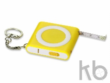 Брелок-рулетка с фонариком «Книга», 1 м.