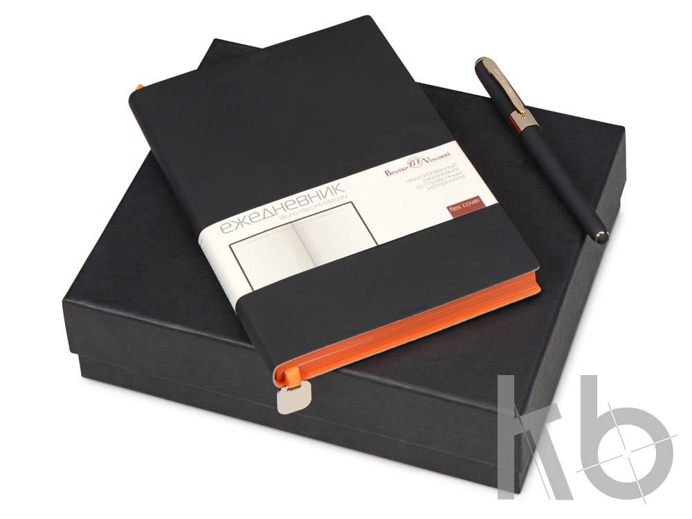 Подарочный набор «Mercury»: ежедневник А5, ручка шариковая