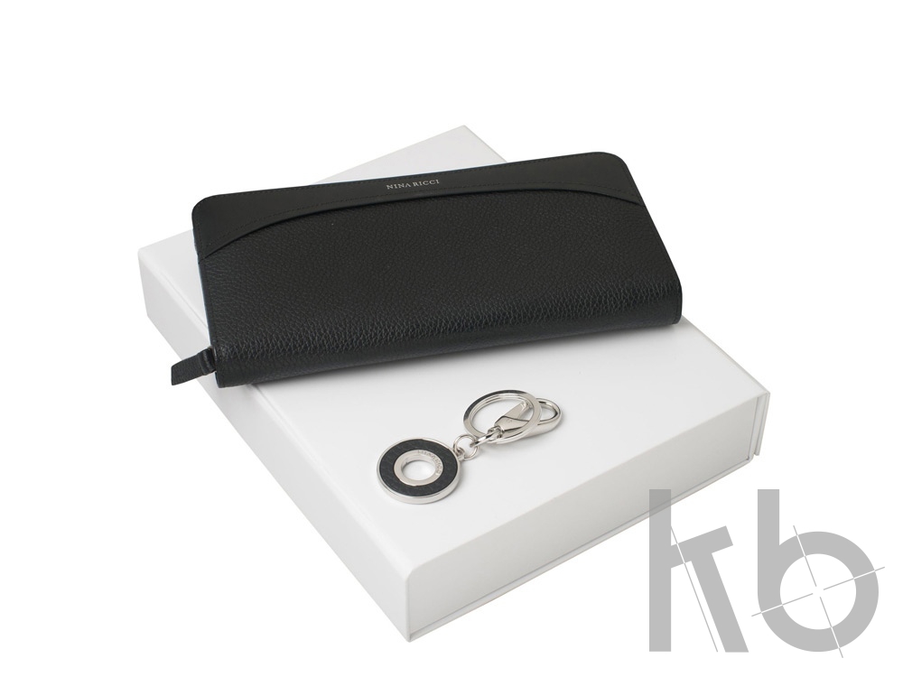 Подарочный набор Embrun: брелок, дорожный кошелек