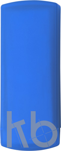 Plastic case with plasters